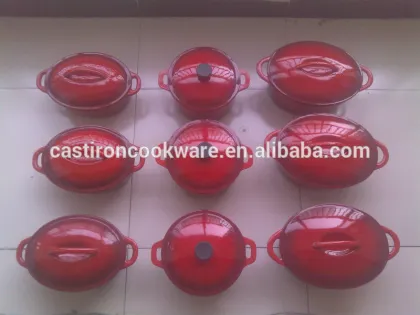 enamel cast iron cookware / kitchen cookware set