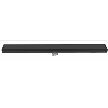 Black linear floor drain