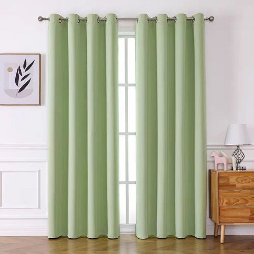 Double-sided non-glossy curtain fabric