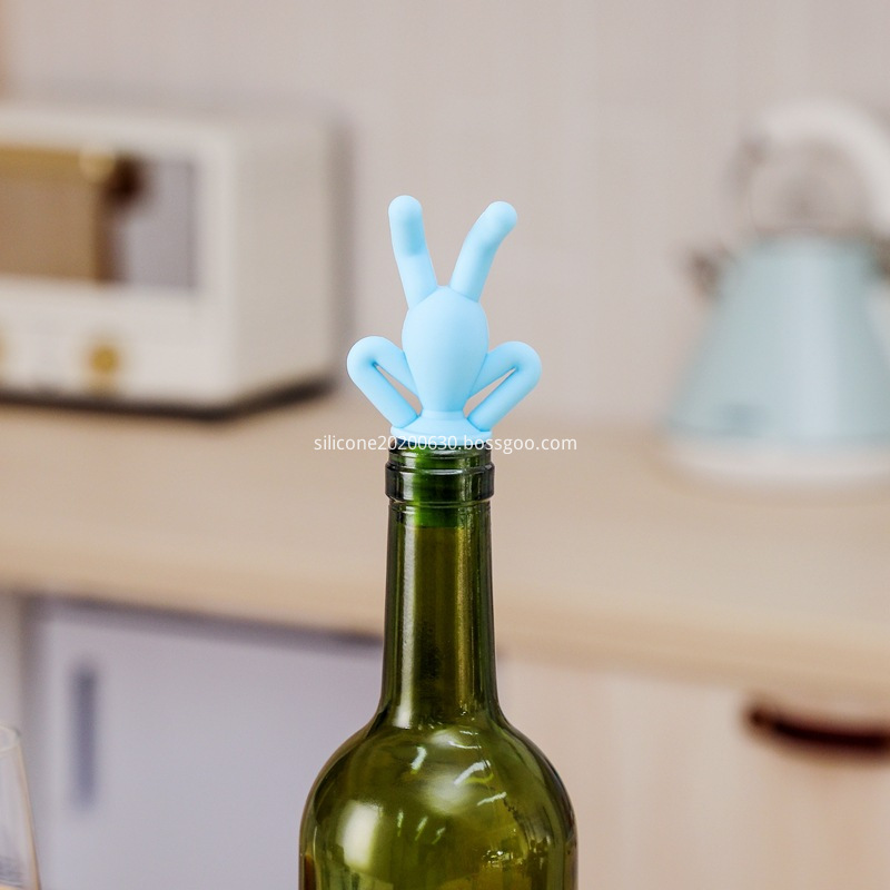 bottle stopper blue