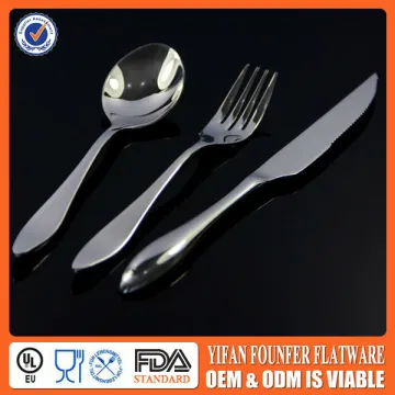 Stainless steel cutlery set indian brass cutlery