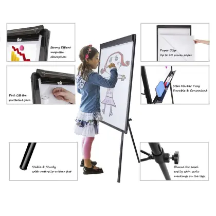 Easel Dry Erase Tripod WEYOUNG Magnetic Whiteboard 24X36