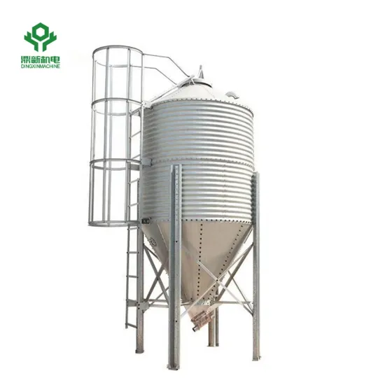 Manufacture 10-3000T zinc coated steel silo for chicken food