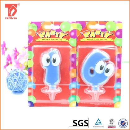 Numero de vela de la torta de cumpleanos