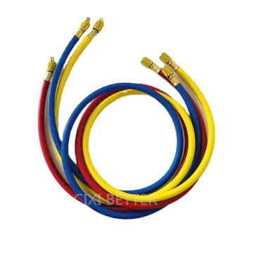 Best Quality PVC Refrigeration Charging Hoses for R22, R12, R134a, and R410a: 134CM