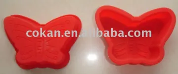 Butterfly shape silicone cake mold,silicone cupcake mold CK-C068
