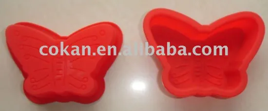 Butterfly shape silicone cake mold,silicone cupcake mold CK-C068