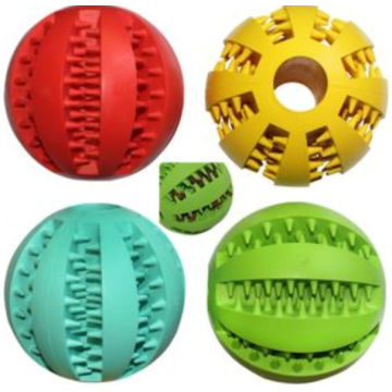 Soft Rubber Pet Ball Teeth Cleaning toys