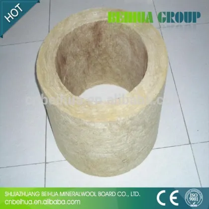 rock woll pipe insulation mineral wool