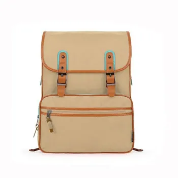 large capacity cheap customized vintage canvas backpack