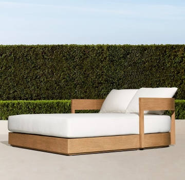 Hot Selling Teak Double Deck Bed for Hotels and Villas
