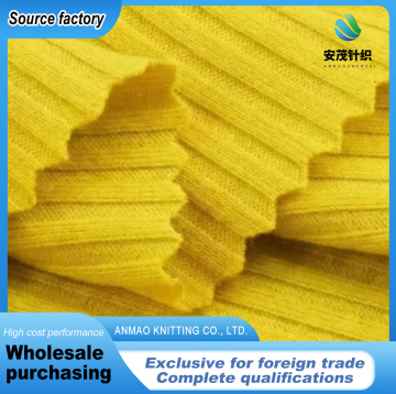 Premium Ribbed Brushed Fabric for Soft Wear