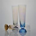 نظارات Crystal Champagne Flutes مجموعة نظارات قوس قزح