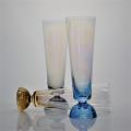 Crystal Champagne Flutes Glasögon Set Rainbow Glasses