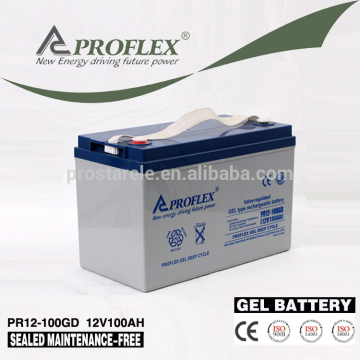 PROFLEX Maintenance Free 12V 100Ah for Inverter Charger GEL Deep Cycle Battery