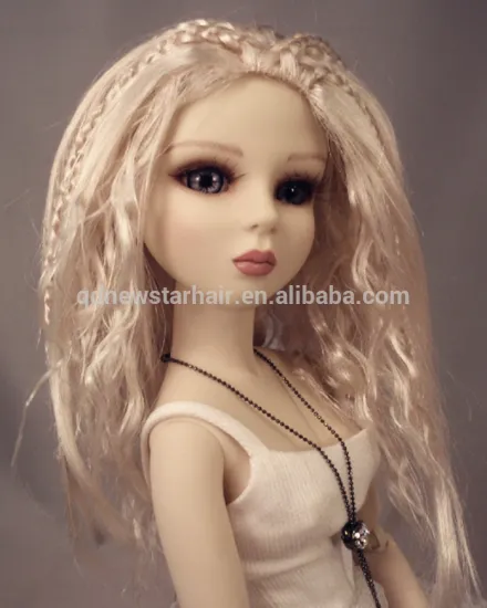 Beautiful Fashion Long Wavy BJD Doll Wigs for Wholesale