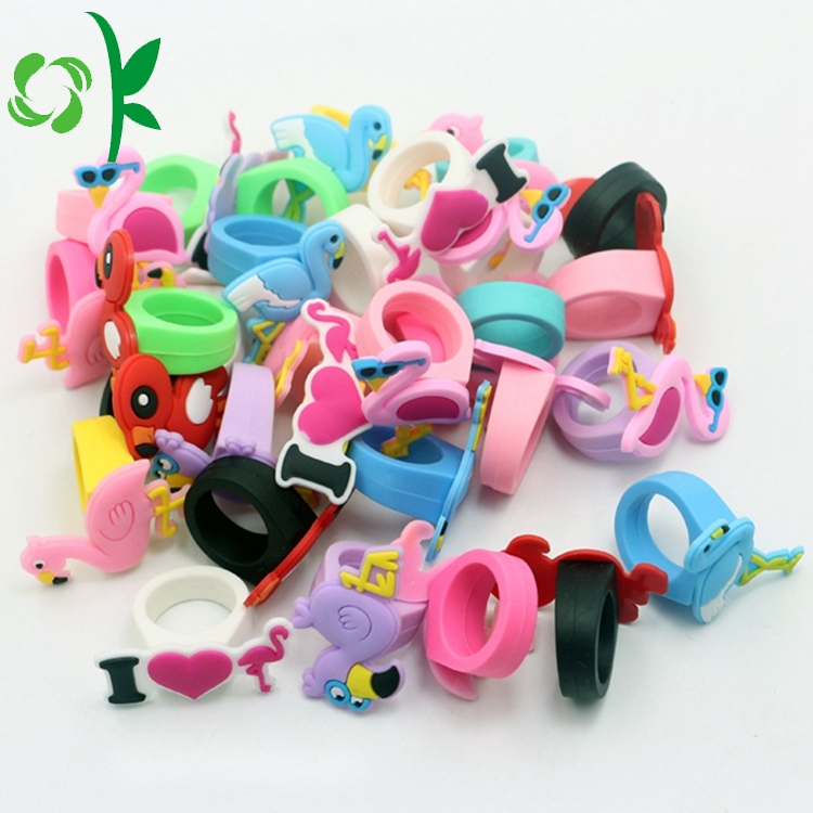 Hot Selling Superman Silicone Rings Children Souvenir Ring