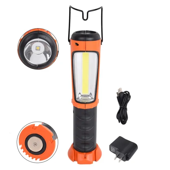 COB LED Magnetic Work Light - USB Rechargeable and Super Bright Inspection Lamp