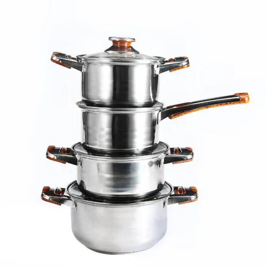 High Quality Longfei Best Selling Stainless Steel Pot Masterclass Premium Cookware Cookware Set