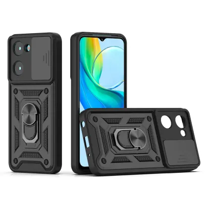 Shockproof Hybrid Phone Back Cover for Vivo Y03 4G