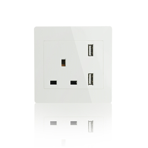 5V 2.1asingle UK USB Wall Socket