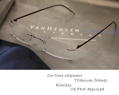 Titanium Rimless Optical Glasses