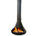Factory directly supply Italy model high quality suspend fireplace hanged wood burning stove
