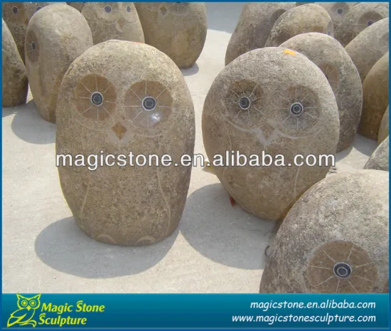 stone owl carving