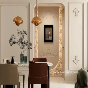 Waterproof Foam PU Wainscoting and Trim Moldings for Interior Walls