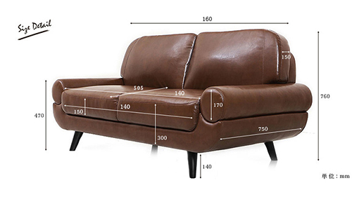 Leather Loveseat Sofa