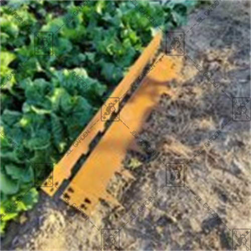 Garden Decoration Rusty Steel Edging Laser Cutting Garden Edging