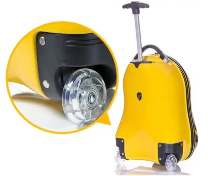 Factory directly sale fashionable luggage suitcase kids cute trolley bag