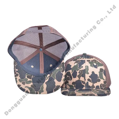 Custom Camouflage Snapback Trucker Caps