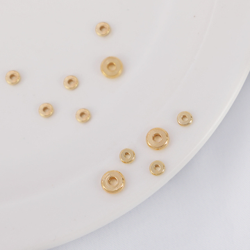 18k Gold plattierte Messing -Abstandshalter für Armbandschmuck herstellen