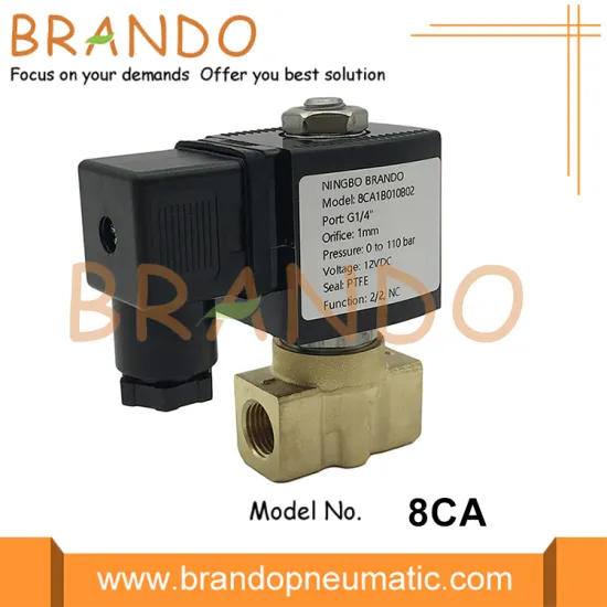 140 bar Brass Water High Pressure Solenoid Valve