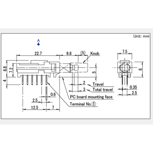 Spuj series push switch