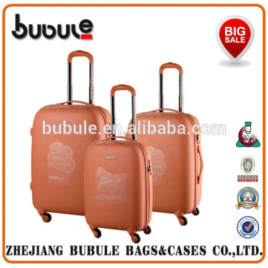 PP zipper trolley bag rolling luggage pull rod for flight bag