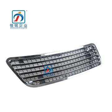 Glossy Silver Chrome AMG W221 S63 S65 Front Hood Air Vent
