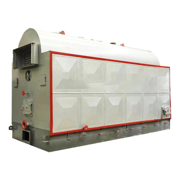 Wood Pellet Fired 2 Ton Double-Drum Hot Water Boiler Steam Machine