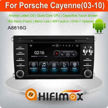 Hifimax Android 5.1 car/ car dvd navigation FOR Porsche Cayenne 2003-2010 with touch screen OBD DAB Quad Cord 16G HD 1080P