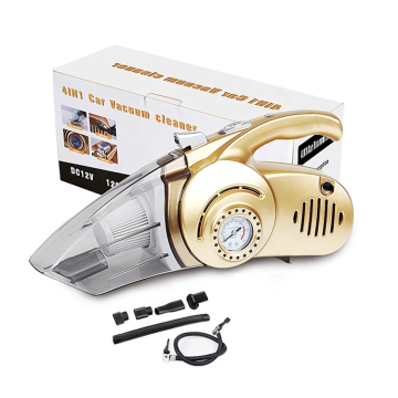 12-V 4-in-1-Reifen-Inflatorpumpenstaubsauger mit LED-Beleuchtung
