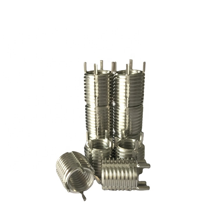 Customized Heavy-Duty M5*0.8-M8*1.25L Bolt Insert Fasteners 304 Stainless Steel Wire Thread Insert for Industrial Use