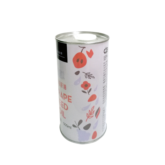 DADI 250ml Round Olive Oil Can Plastic Lid