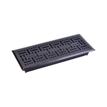 VF Victorian Matt Black Floor Register - HVAC Polerowany mosiężny wentylacyjny rejestr wentylacji