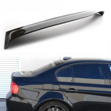 Scudo di spoiler del tetto a ala posteriore per auto esterna nera per BMW 320 (2005-2011 E90)