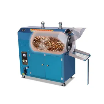 Rotary Drum Nut Roaster Peanut Almond Cashew Nut Roasting Machine