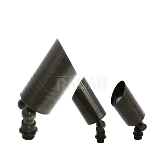 12V AC/DC Adjustable Degree Radar Brass Spotlight for Outdoor Low Voltage Downlight