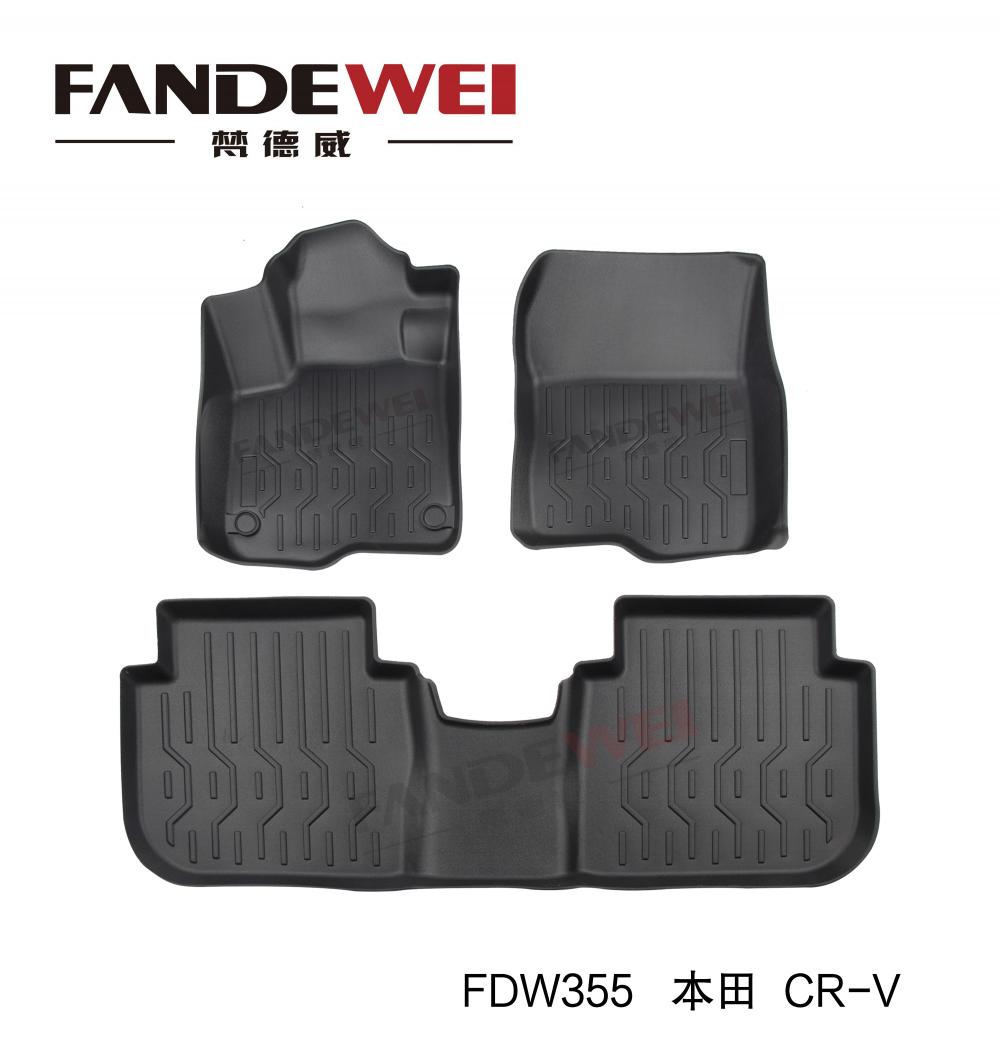 TPV 3D custom car mat for Honda crv