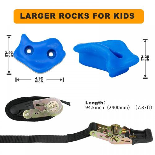 Kids Plastic Climbing Holds Non-slip Climbing Holds for Kids and Adult Supplier