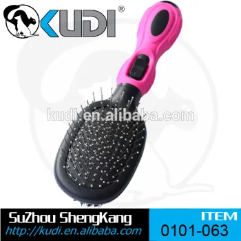 Long handle soft bristle custom hair cleaning brush
